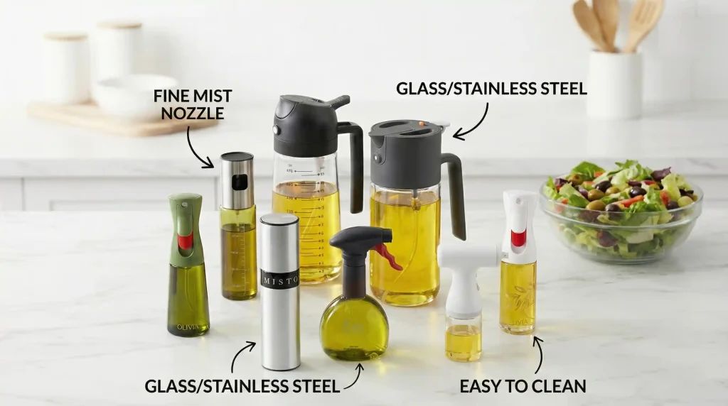 Don't Buy Junk! Learn How to Choose Olive Oil Sprayer That Lasts 4 How to Choose Olive Oil Sprayer