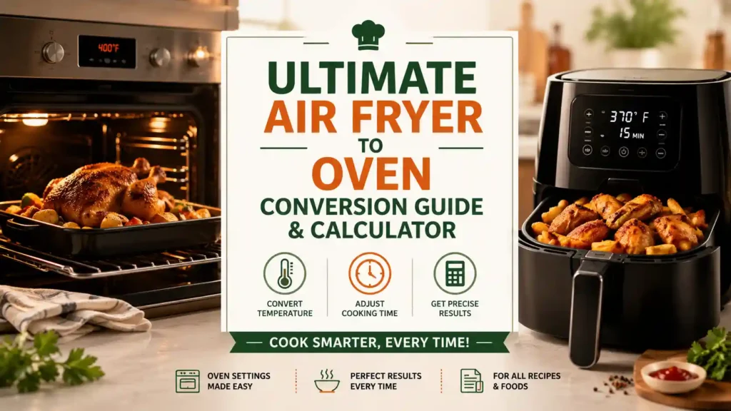 Ultimate Air Fryer to Oven Conversion Guide & Calculator 6 Air Fryer to Oven Conversion Guide and Calculator