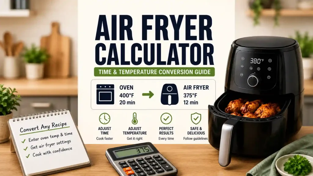 The #1 Oven to Air Fryer Conversion Guide & Calculator 1 over to air fryer conversion guide & calculator